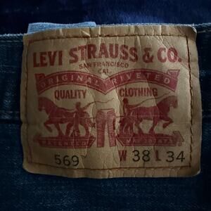 Levi 569 jeans 38x34 mens
